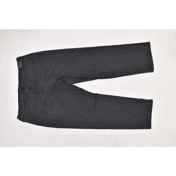 American Eagle Black Curvy Straight Jeans Plus Size 18 Regular Cotton Blend - Picture 2 of 8